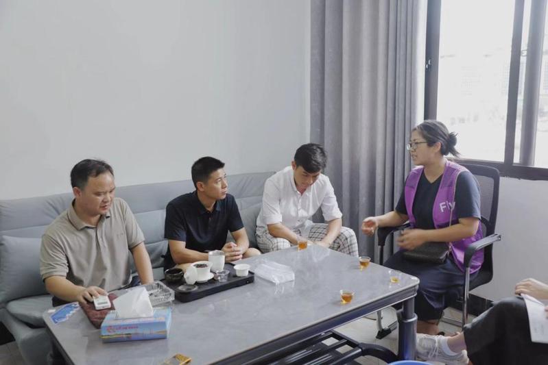 【城理青年行】太阳成集团tyc234cc古天乐Fly实践团与全州红军长征湘江战役文化保护传承中心开展暑期“三下乡”交流见面会